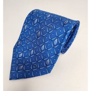 58" Blue Marja Kurki Tie 100% Silk